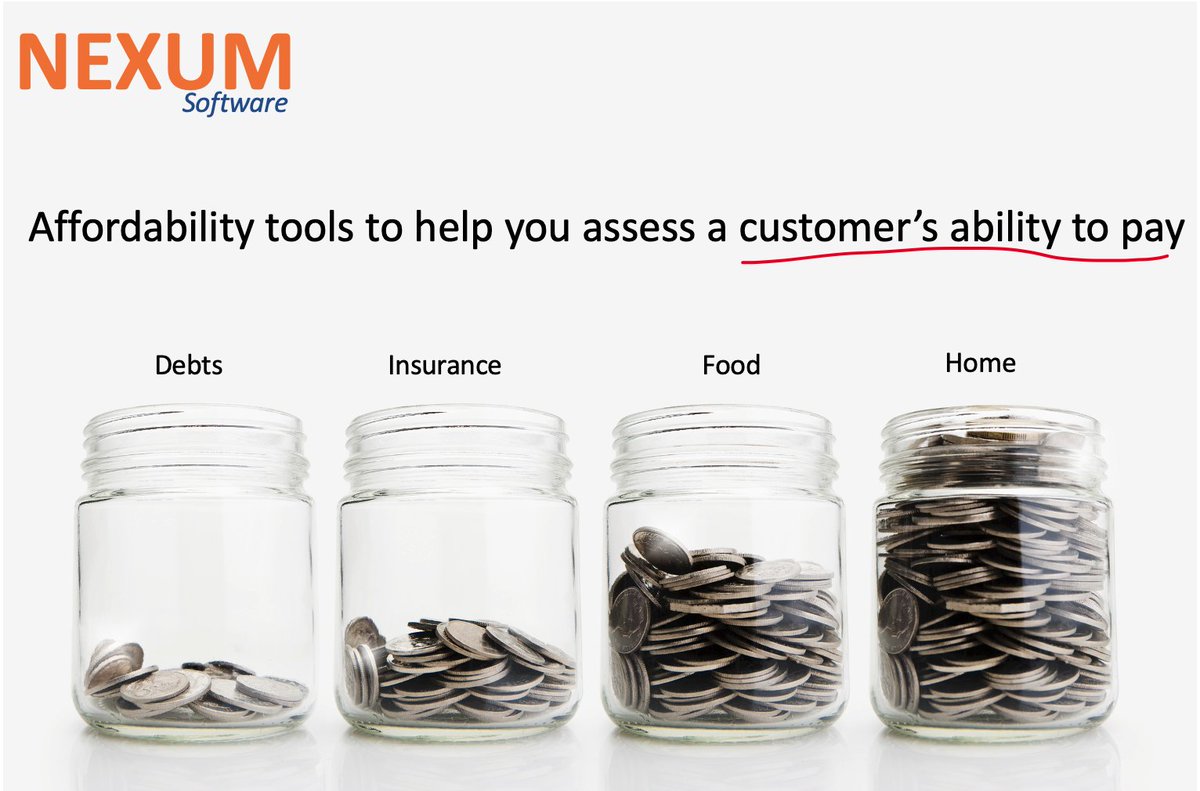 nexumsoftware's tweet image. #CostOfLivingCrisis #debt Understand a customers ability to pay when managing or collecting debts. Working with them to assess affordability creates a sustainable method of them reducing debt and you receiving payment.