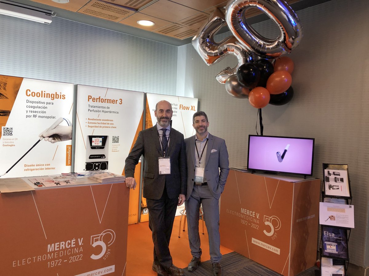 MercElectromed's tweet photo. Mercé presente en el #cncirugía2022 en Madrid. Te esperamos en el #stand20 para darte toda la información sobre nuestros productos.
¡Visítanos!
#cncirugía2022 #FlowXL #CoolingBis #Performer3 #Some4Surgery #50AniversarioMercé #LaMejorTecnologíaAlServicioDelPaciente https://t.co/r4Mupeu4Ye
