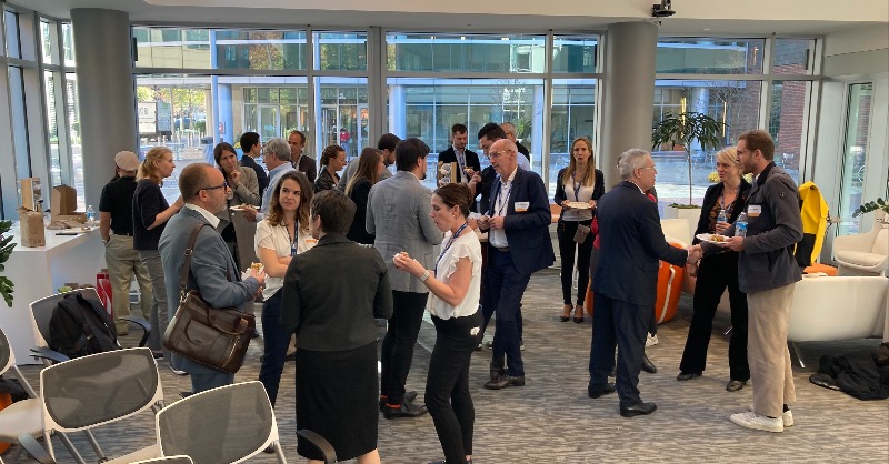 Servier's tweet photo. 🤩 The Saclay-Boston Biotech Masterclass #2 is ongoing!
7 high-potential #biotech companies are participating to an immersion week in Boston, one of the most innovative #biotech ecosystems.
Thanks to our partners &amp; network in #Boston!
#innovation #ParisSaclay
@BioLabsFR