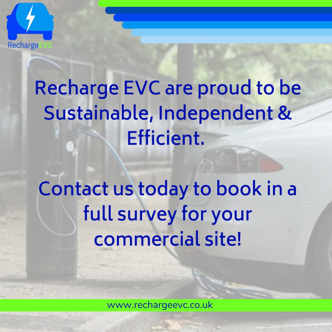 rechargeevc's tweet photo. Is your commercial space crying out for EV Charging Ports? Why not use a sustainable, independent and efficient company like Recharge EVC, book in a site visit for our incredible team to survey your address today.
https://t.co/Xr3te9Veqe 
 #electricvehicle  #ev #evcar #evcharger https://t.co/L5rAdQ0Gf2