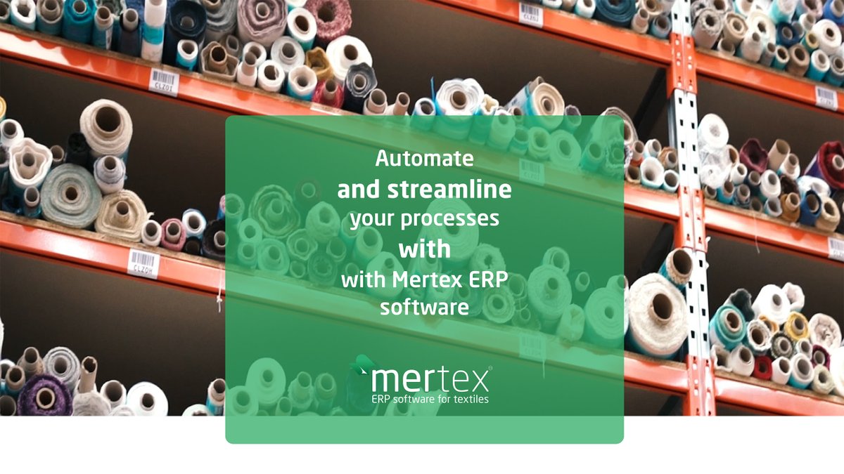 reflexdata's tweet photo. Manage the full life cycle of your textiles to improve efficiency, reduce wastage and benefit customer service.
Learn more about Mertex ERP here https://t.co/m44NBoPUr8
#mertexerp #erpsoftware #textilesoftware #processmanagement https://t.co/HW9HOXNzLH
