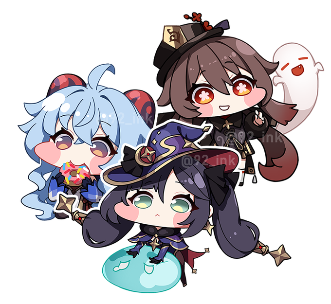 準備中です~
#原神 #Ganyu #Mona #HuTao 