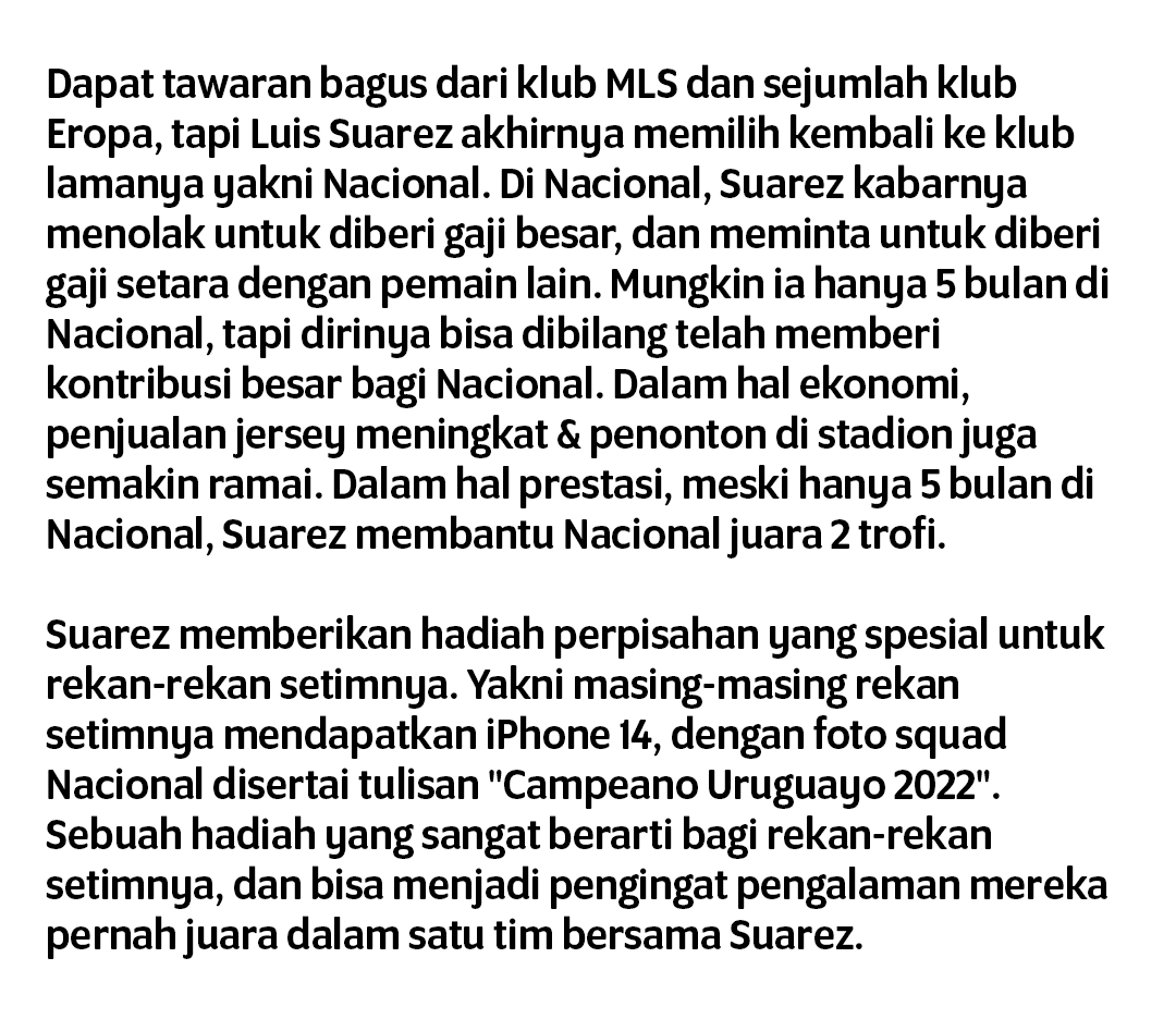 FaktaSepakbola's tweet photo. Respect Luis Suarez 👏 https://t.co/gPfGi0UXza