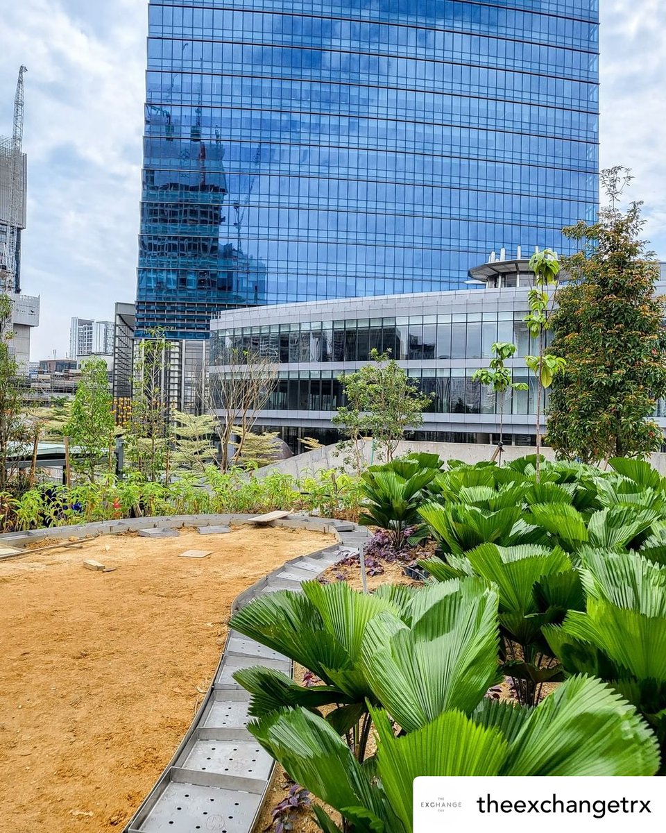 trxmycity's tweet photo. TRX's 10-acre rooftop park seen here with some amazing progress. More greens to come
--
Repost from @theexchangetrx
It's a good day for sneak peaks - here's one of TRX City Park. Looking forward to show you more in the coming months!
#TheExchangeTRX #TRXCityPark #rooftoppark https://t.co/qRc5tdDTyT