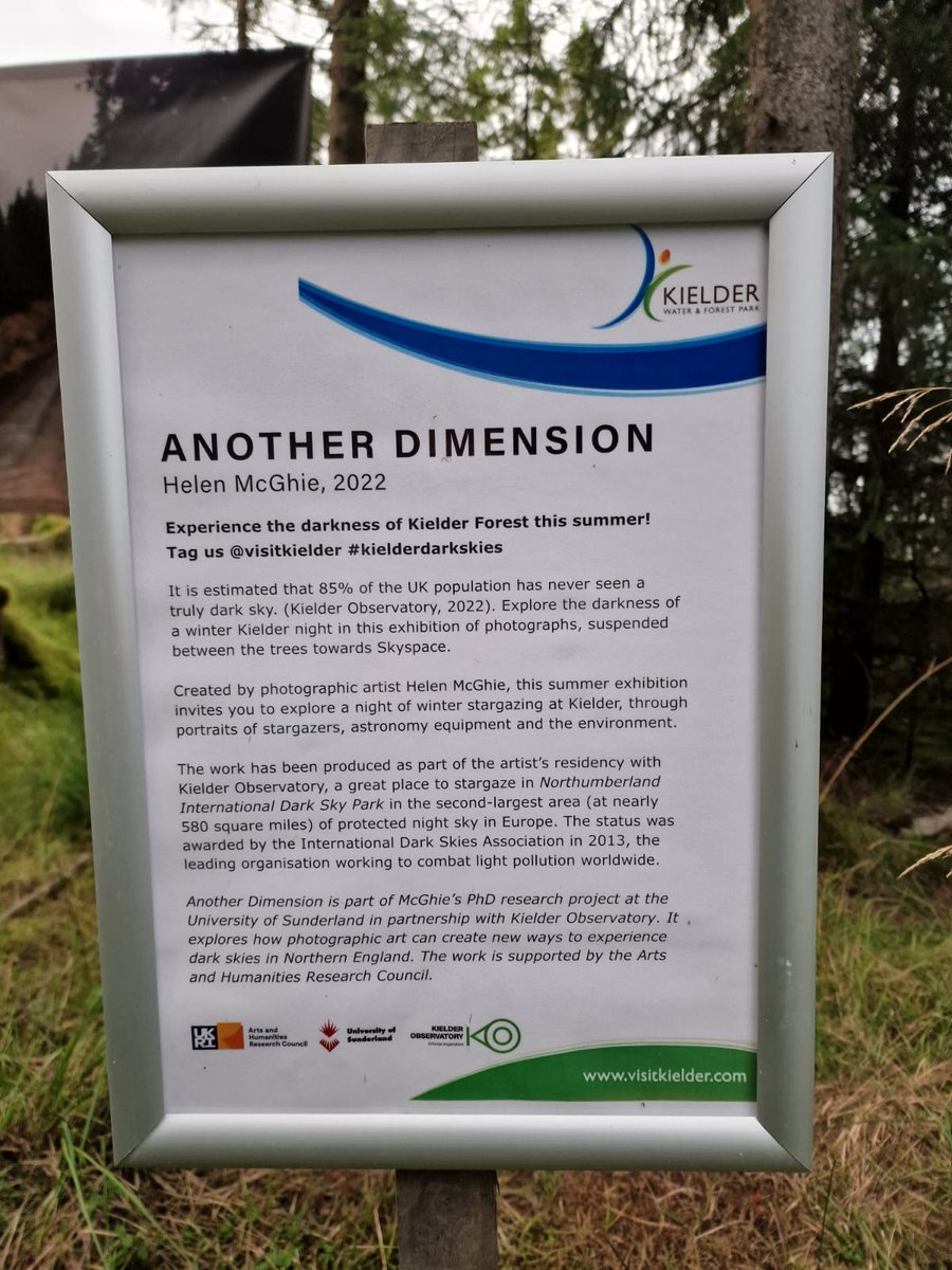 Finn took a late evening walk with breath taking views at Kielder observatory passing the works of photographic artist Dr Helen McGhie on the way.
<a href="/sunderlanduni/">University of Sunderland</a>, <a href="/HelenMcGhie/">Helen McGhie 💫</a>, <a href="/visitkielder/">visitkielder</a>, <a href="/kielder_obs/">Kielder Observatory</a>, #kielderdarkskies, @wesecb1919, @wes1919, <a href="/Lottie_dolls/">Lottie</a>