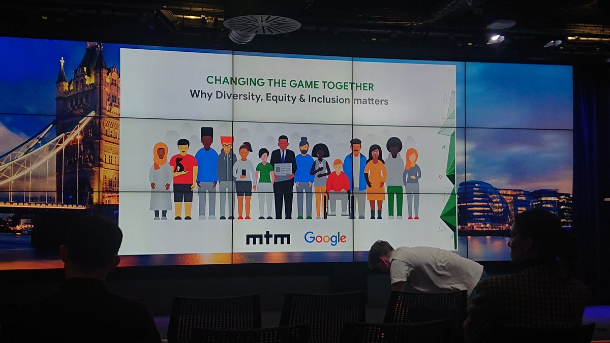 zoople's tweet image. Great event at Google. DEI in games. To doubters, if you wont do it because it's right, do it because if you include more players in your games, you actually make more money