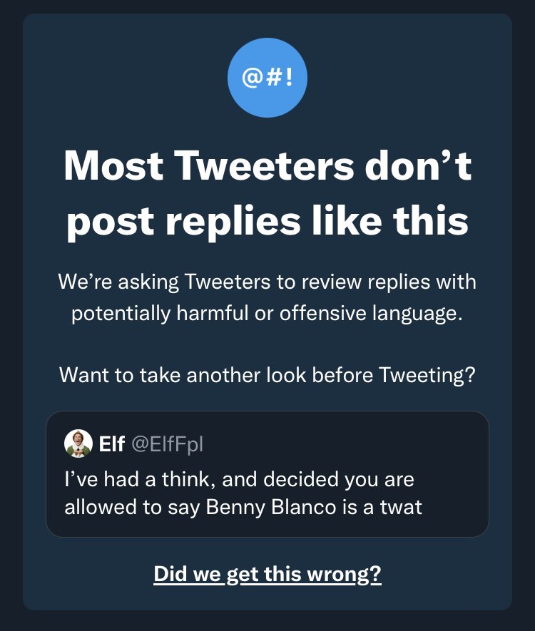 As if most tweeters don’t post replies like this