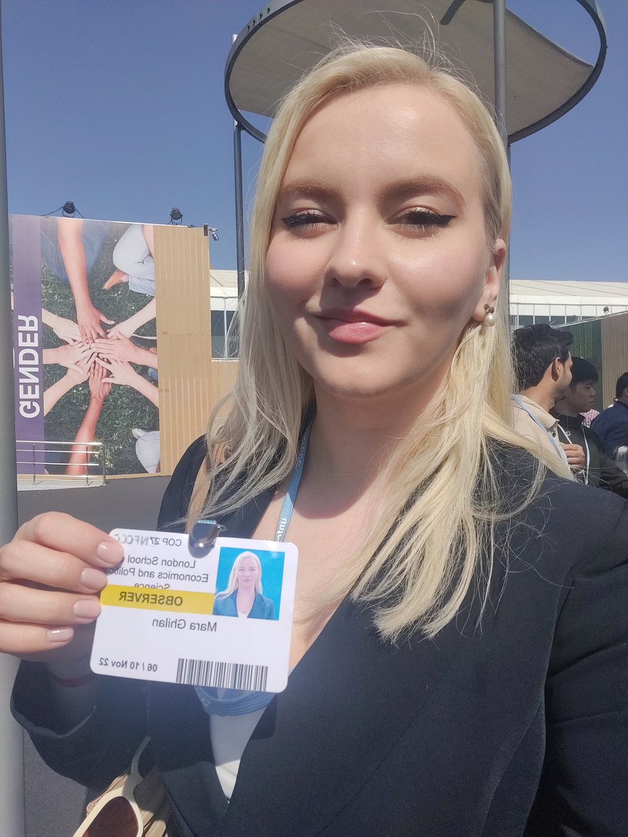 Happy to be at #COP27 as a Global Youth Ambassador for the Global Alliance of Universities on Climate <a href="/GAUC_News/">Global Alliance of Universities on Climate</a>! 

The two weeks of meetings, youth engagement activities and side events are now underway as every day brings  opportunities for cooperation.

#COP27Youth #Leadership