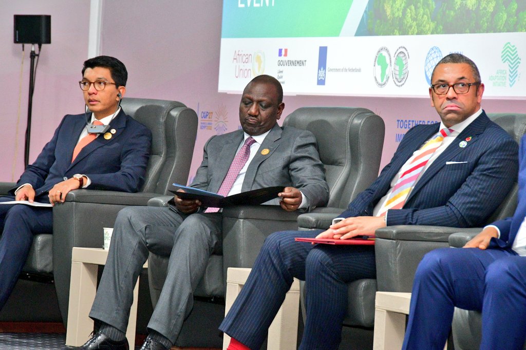 Ministry of Environment, Climate Change & Forestry (@environment_ke) on Twitter photo Happening now, His Excellency the President William Ruto with <a href="/Environment_Ke/">Ministry of Environment, Climate Change & Forestry</a> CS @HonTuya attending the High level Africa leaders side event on Accelerating Adaption in Africa COP27 in Sharm Sharmel-Sheikh Egypt. <a href="/citizentvkenya/">Citizen TV Kenya</a> <a href="/UNDPKenya/">UNDP Kenya</a> <a href="/ADB_HQ/">Asian Development Bank</a> <a href="/Kiptoock/">Dr Chris Kiptoo, CBS</a> Happening now, His Excellency the President William Ruto with <a href="/Environment_Ke/">Ministry of Environment, Climate Change & Forestry</a> CS @HonTuya attending the High level Africa leaders side event on Accelerating Adaption in Africa COP27 in Sharm Sharmel-Sheikh Egypt. <a href="/citizentvkenya/">Citizen TV Kenya</a> <a href="/UNDPKenya/">UNDP Kenya</a> <a href="/ADB_HQ/">Asian Development Bank</a> <a href="/Kiptoock/">Dr Chris Kiptoo, CBS</a>