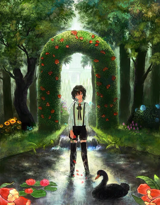 やったー!最近仕事の絵しか描いてないので過去のお気に入りを。 #ツイッターTL復活祭 