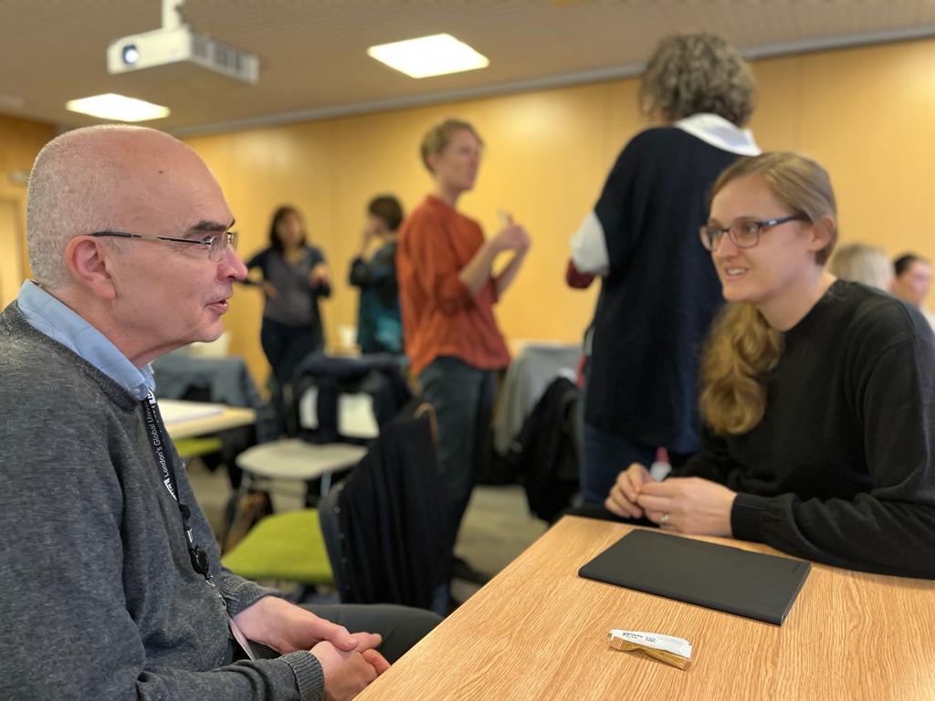 BCAphasia's tweet image. We&apos;re off! Speed dating at #BetterConversationsLab away day - what do you do &amp;amp; what does conversation/interaction mean to you professionally 📸 by @steven_bloch  @charlyharrisslt @sgriffiths_6 @AndreaBruun @pinchof_SaLT @SusieWSLT @speedoftrust27 @sophiecborrett @clairefarring20