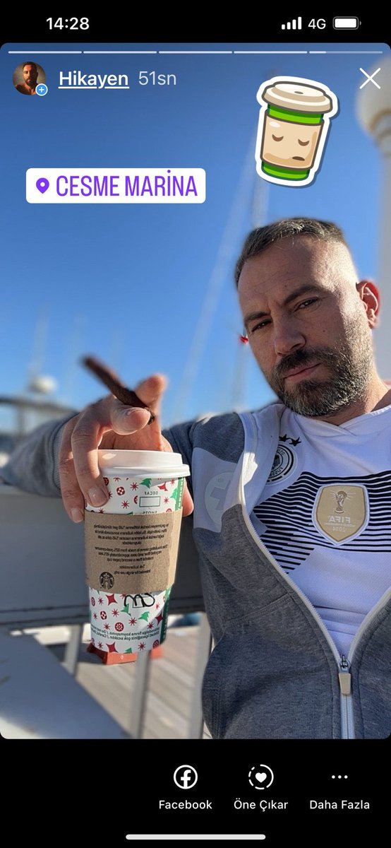 I'm at <a href="/StarbucksTr/">Starbucks Türkiye</a> in Çeşme, İzmir swarmapp.com/c/9HJeVou2GF4