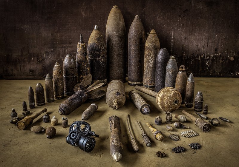 IAlderman's tweet image. Autumn, France &amp;amp; Belgium,#ironharvest time again. Year on year, thousands of unexploded #WW1 shells emerge from the ground. Also a consequence of every war fought since and likely those to come; the message of forward-looking @recoveringthepast #photoexhibition