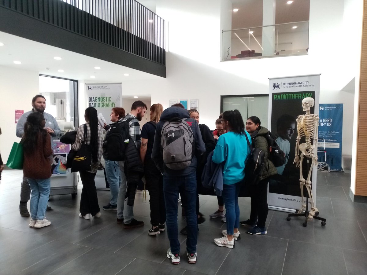 Come and help us celebrate World Radiography Day. We are by the main entrance to Seacole Building... And are proving to be very popular! #WRD2022 #worldradiographyday2022 #radiotherapy #radiography  <a href="/BCUHELS/">BCU HELS</a> <a href="/MyBCU/">Birmingham City University</a>