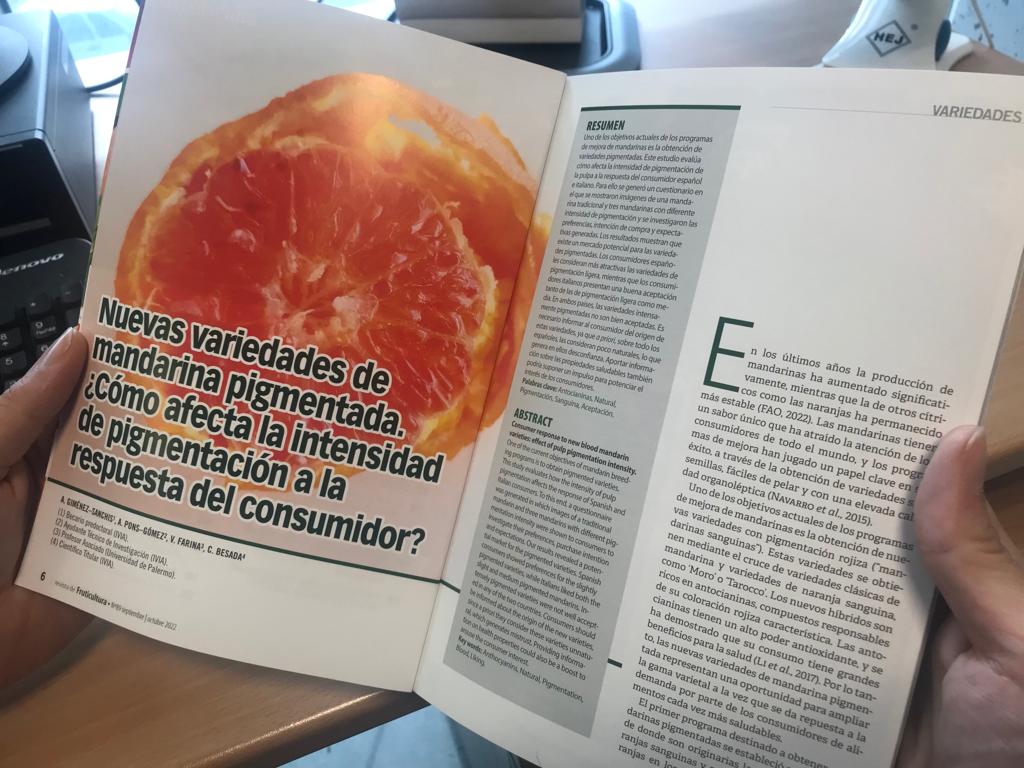 sensorial_ivia's tweet photo. Si quieres saber cuánto gusta el aspecto de las nuevas mandarinas pigmentadas 🟠🔴🟣 a los consumidores españoles e italianos, puedes consultar nuestro artículo publicado en el último n° de Fruticultura
@GVAivia https://t.co/WcNDuph80r