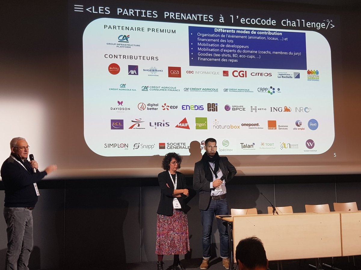 SimonClavier's tweet photo. #OSXP2022 2e Conférence du track "Gouvernance et #OSPO" : REX du @CreditAgricole sur l'organisation du hackathon pour enrichir #ecoCode
plugin @SonarQube https://t.co/J9ZB3qmBZG
Thierry GRISELAIN
Julie RUDOWICZ @enedis
Boris DOLLEY @rte_france
Membres de https://t.co/3tlswccMNc https://t.co/ACaSR1Y76N
