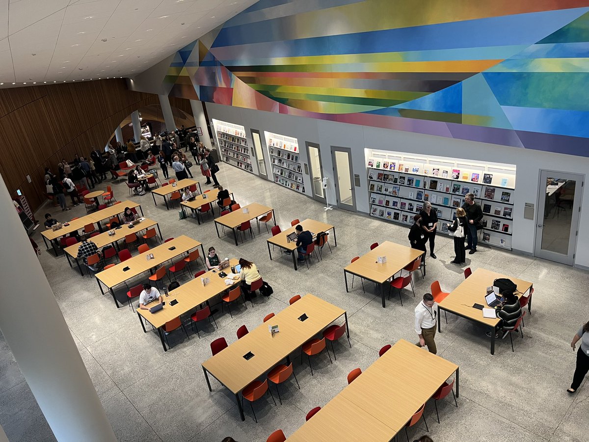 kyrillidou's tweet photo. Charles Library tour and reception #DesigningLibraries9 https://t.co/PosuZQTZs5