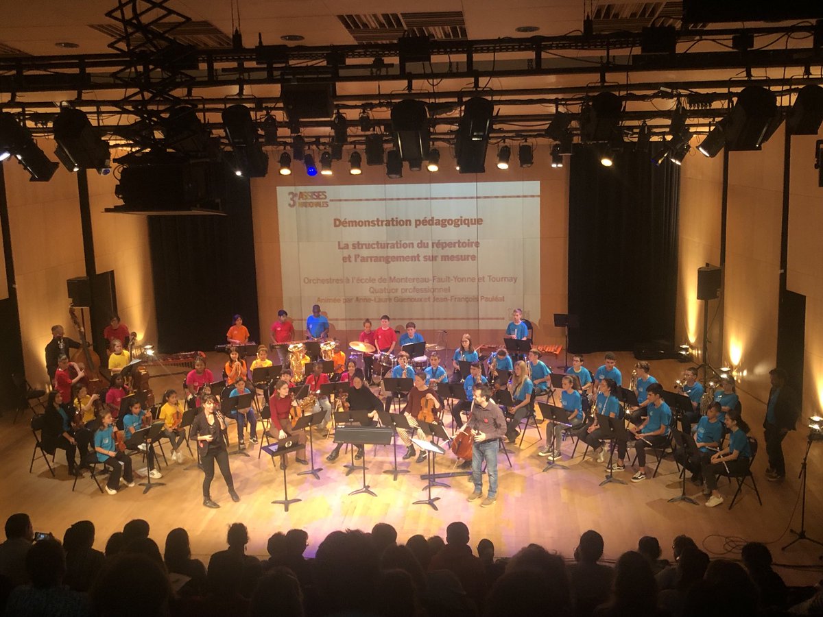 ⁦<a href="/DSDEN55/">DSDEN55</a>⁩ ⁦<a href="/gerin_valerie/">Gérin Valérie</a>⁩ ⁦@IenBar ⁦<a href="/ICommercy/">IEN de Commercy</a>⁩ <a href="/daac_nancy_metz/">Sophie Renaudin #EAC #lecture #oral #territoires</a>⁩ Assises d’Orchestre à l’Ecole : jour 2. Encore un beau programme, des échanges constructifs et l’envie de partager ces moments avec toutes les équipes qui portent ces projets ambitieux 🤩