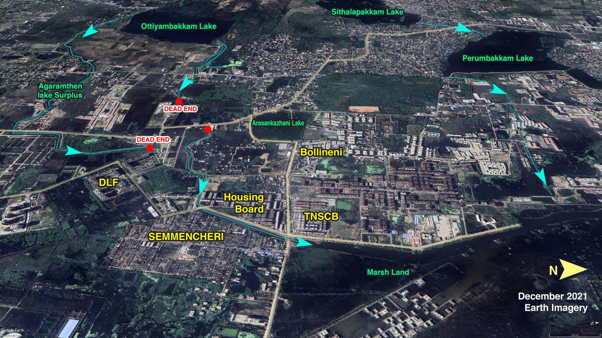 dayatiger197312's tweet photo. @ChennaiRains @praddy06 @rajbhagatt
Missing Links in Surplus Channels if connected FLOODING will REDUCE
Found Dead Ends at Surplus Channels from Agaramthen Lake surplus and Ottiyamabakkam Lake Surplus.
#DLF_GardenCity #Semmencheri #TNSCB https://t.co/kavOIsEq9Z