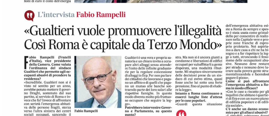 Fabio Rampelli tweet media