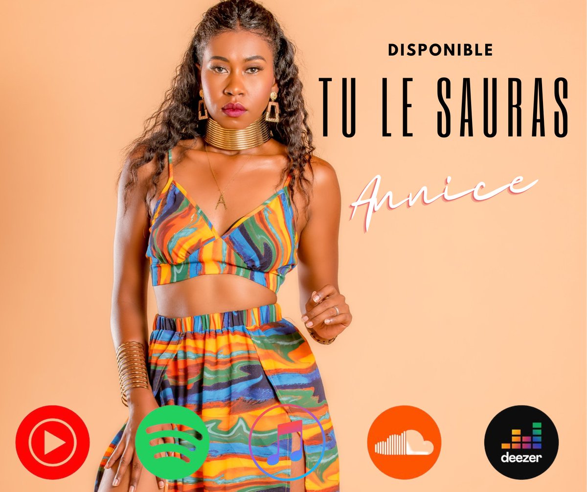 dlykatess's tweet photo. Mon nouveau son "Tu le sauras" est disponible sur toutes les plateformes de streaming #Mayotte #Tulesauras #Annice #AfroLove https://t.co/rWtazaUVej
