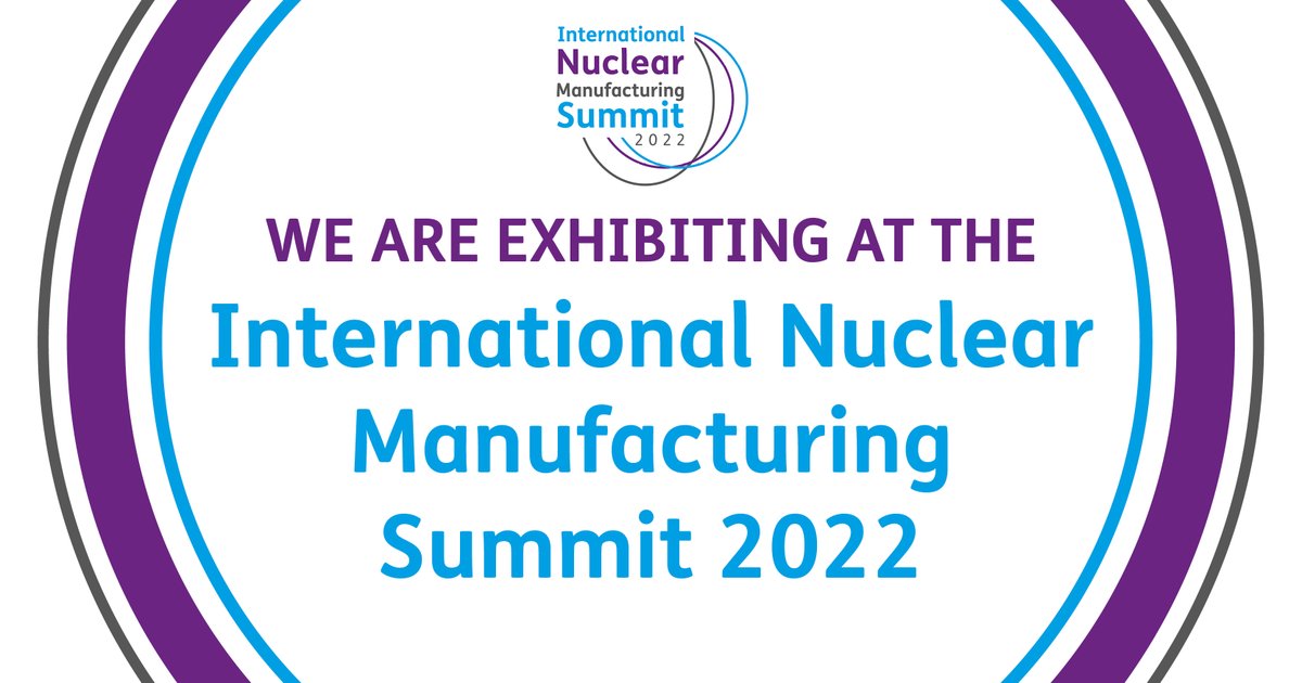 NSA_Nuclear's tweet photo. @NSA_Nuclear will be exhibiting at the Nuclear Manufacturing Summit hosted by @NuclearAMRC on the 16th - 17th November!
Look out for our stand and come say hello to find out what NSAN can do for your company๐
#NuclearManufacturing22 https://t.co/mjpOM6zF7e