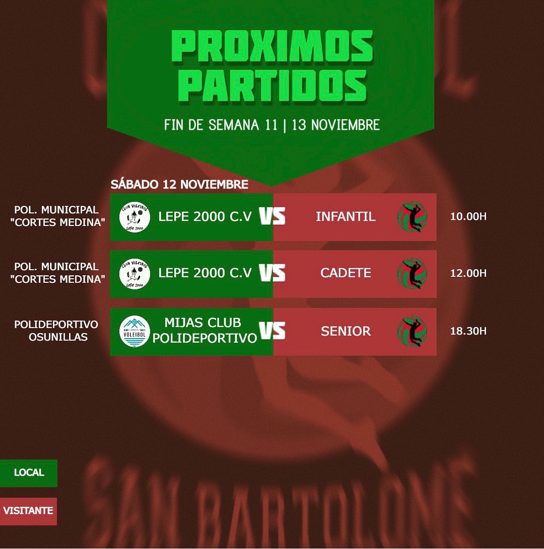 CD Voleibol San Bartolomé tweet media