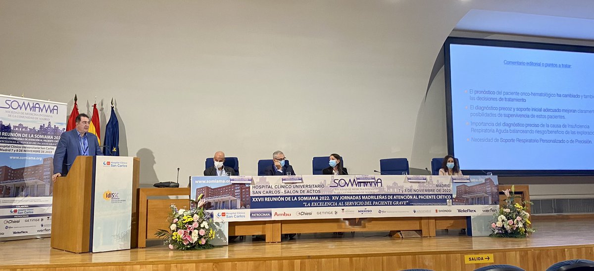 SOMIAMA1's tweet photo. 2ª Jornada de la XXVII Reunión de la SOMIAMA. Muy interesantes mesas tanto en intensivos de adultos como pediátricos y de enfermería. Para los que no hayáis podido asistir, id pensando en las del año que viene! 😉 @ventilacionmeca https://t.co/joScAufbaK