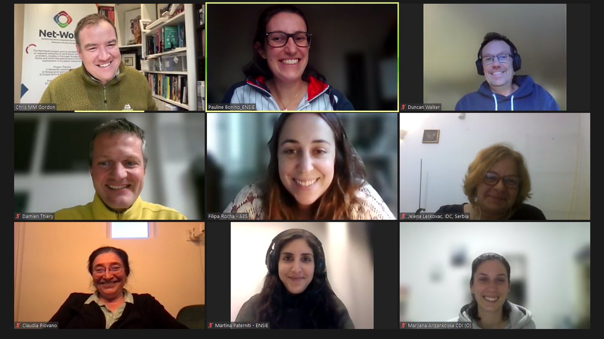 ensienetwork's tweet photo. 😀 Yesterday, the #NetWorksProject partners met online for their fifth (and last) peer-to-peer learning session!
This time the topic was "Financial Sustainability" for networks!
📌We will soon be able to share with you the results of our discussion !
🔗https://t.co/hpoyOuGERP https://t.co/1QxexnDeoi