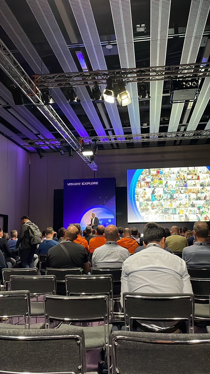 ThomasvdHoff's tweet photo. Multi-cloud keynote✅, Cool session by @RuurdKeizer about modern app and cloud success ✅
Up next: EUC keynote Hybrid Workforce

#ITQlife #vmware #VMwareExplore https://t.co/qZCxnvLbqw