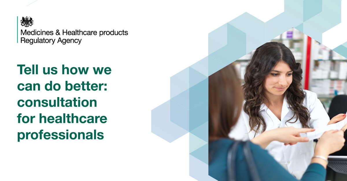 MHRAgovuk's tweet photo. Have your say on how we can better communicate safety information. 💬

Take part in our consultation for healthcare professionals today, on ways to improve our safety communications and reporting systems  👉 https://t.co/NRUeRy9r5N

#HCPEngagement #PatientSafety #Healthcare https://t.co/XjAygRDLtq