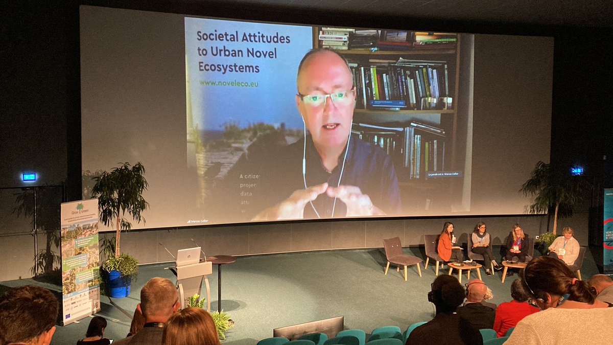 Présent à la conférence finale du projet <a href="/GrowGreenCities/">GrowGreen</a> à <a href="/Oceanopolis_/">Océanopolis Brest</a> pour parler des #SfN #NBS ! Des villes plus résilientes face au #climat cc <a href="/LifeARTISAN_/">Projet Life intégré ARTISAN</a> @biodiversiteBZH