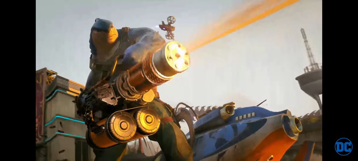 So can't wait for sucide squad kill the justice league so I can play king shark.