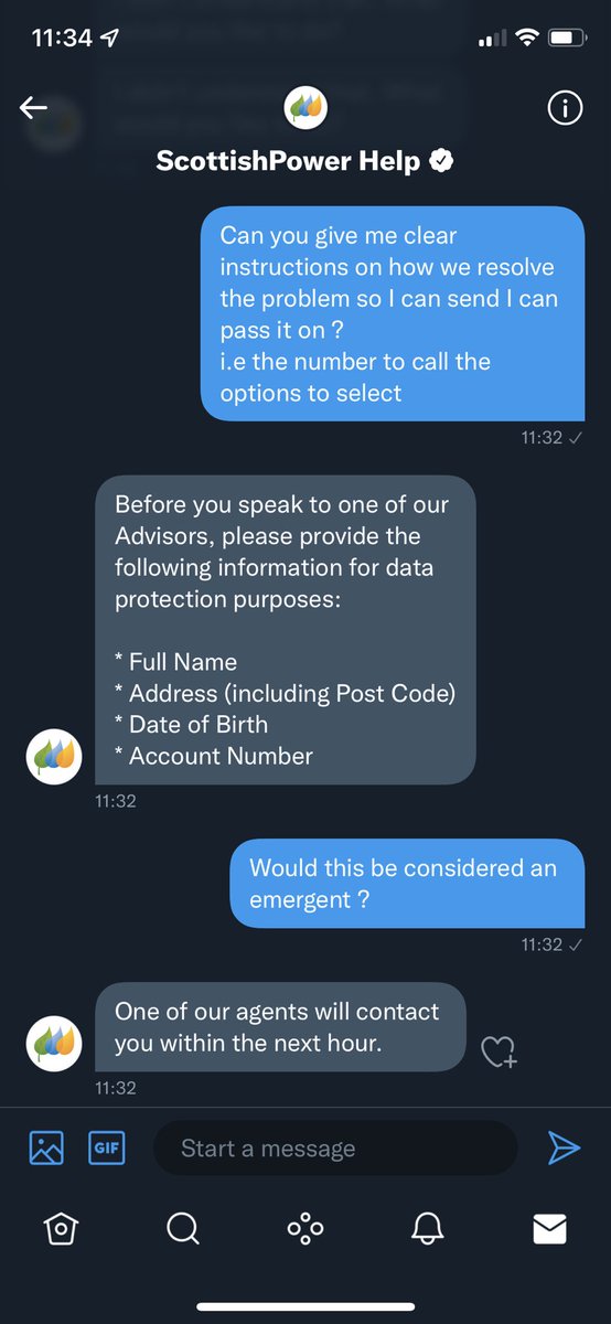 soniarylance's tweet photo. @ScottishPower @SP_EnergyPeople   How is restarting the chat going to help me 90 year old Granny. I’m simply asking for instructions ! https://t.co/ouUL0Z5tn5