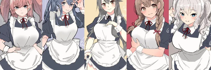#いいおっぱいの日エプロンを押し上げる、メイドさんのふっくらおっぱい!好きです! 