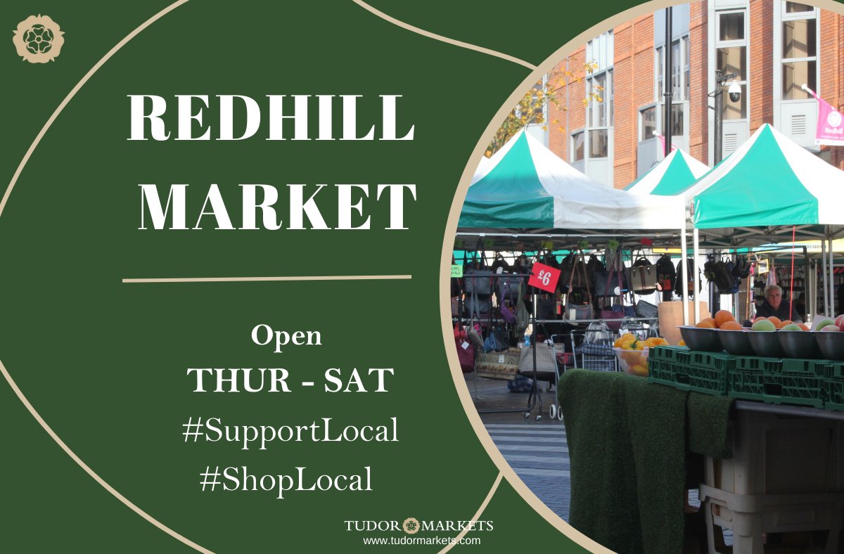 The weather may be chillier but but our traders will be here every Thur-Sat.

#SupportLocal #Redhill #RedhillRegeneration #ShopLocal #OpenAirMarket