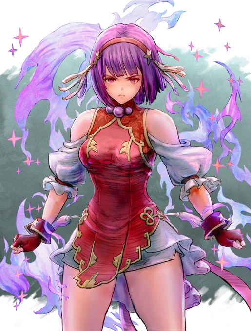 Recently I draw fanart of fighting games. #artistsontwitter 