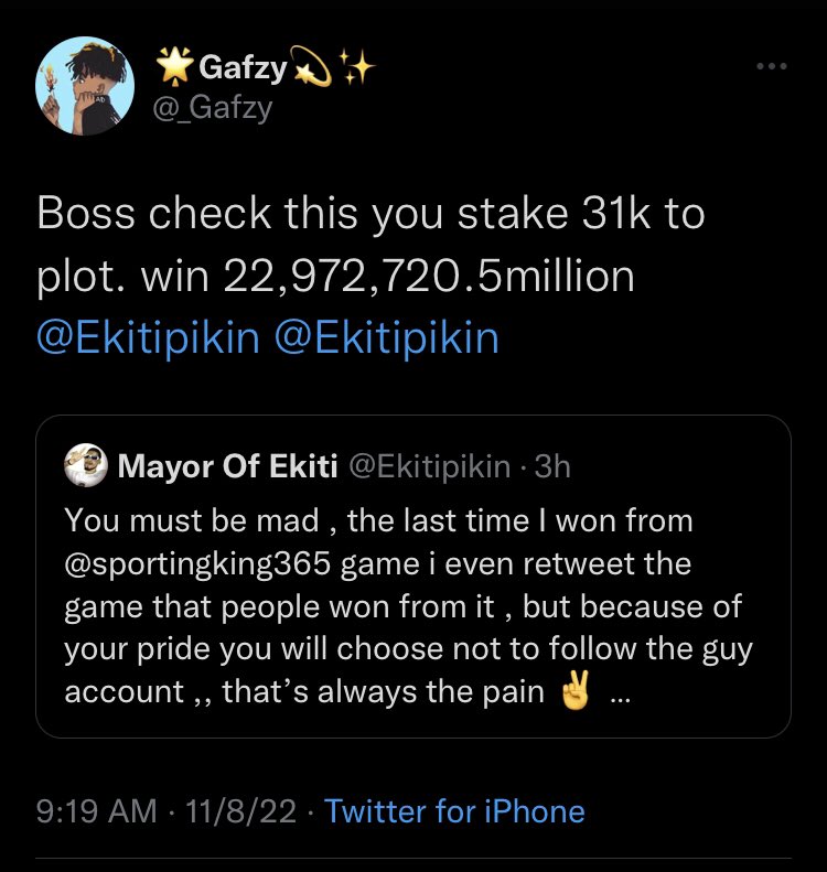 _Gafzy's tweet photo. @Ekitipikin Boss check the time😔 @ekitipikin @ekitipikin https://t.co/2X0Ny2feRo