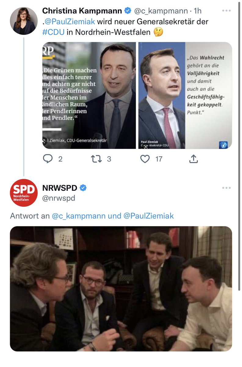 CNathusius's tweet photo. Das Niveau der SPD NRW ist wie ihre Umfragewerte: bodenlos. https://t.co/IYjqygUMn4