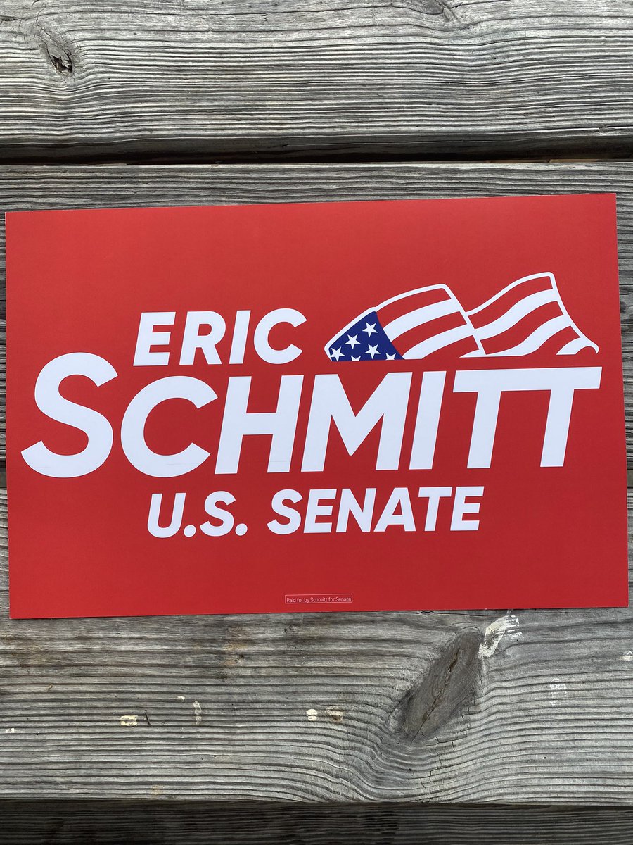 Vote <a href="/Schmitt4Senate/">Team Schmitt for US Senate</a>!

<a href="/Eric_Schmitt/">Eric Schmitt</a> has taken on the tough fights from standing up to COVID tyrants to taking on #BigTech.  He knows the pulse of #Missouri and will fight for our #freedom and #liberty in the US Senate.