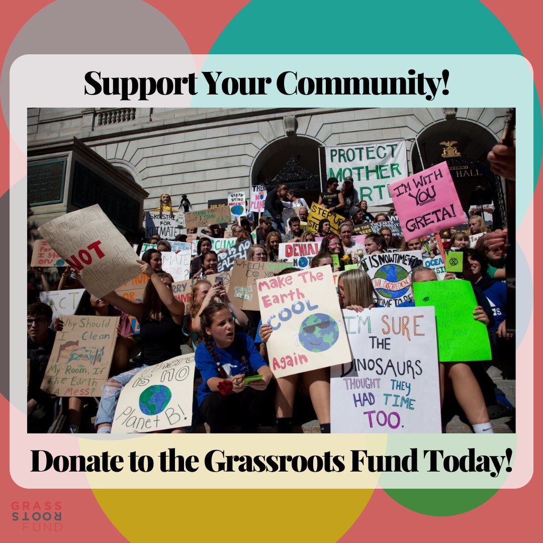 Local resilience and community-led and -centered solutions to the community's greatest issues are EVERYWHERE and more important than ever.

Support community change-makers and donate to the Grassroots Fund! Donate at grassrootsfund.org/donate