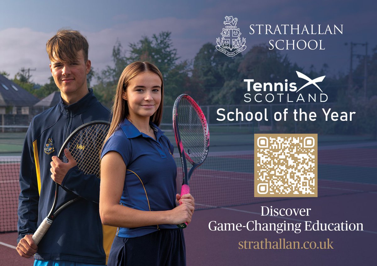 As @tennisscotland's School of the Year, we are delighted to feature in this year's @BJKCup Programme 📖🤩

We can't wait to bring our @strath_sport pupils along on Friday for some #BJKCupFinals action 🎾

#GameChangers #Tennis