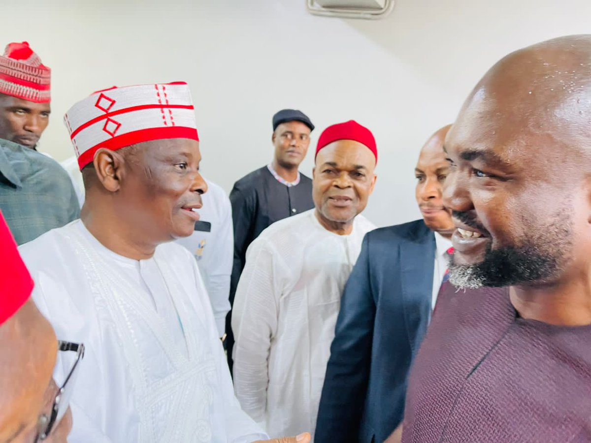 FabQue1's tweet photo. The NNPP Presidential candidate, HE Sen. Rabiu Musa Kwankwaso, PhD, FNSE arrives (8th November, 2022) the Akanu Ibiam International Airport, Enugu State.

#RMKinEnugu https://t.co/K9tG74Lqei