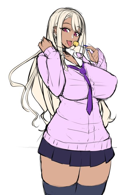 前再掲したオリギャルちゃんのお仲間で考えてたギャル?2人もラフ再掲
ラフ考えるのがいっぱい楽しい('ω') 