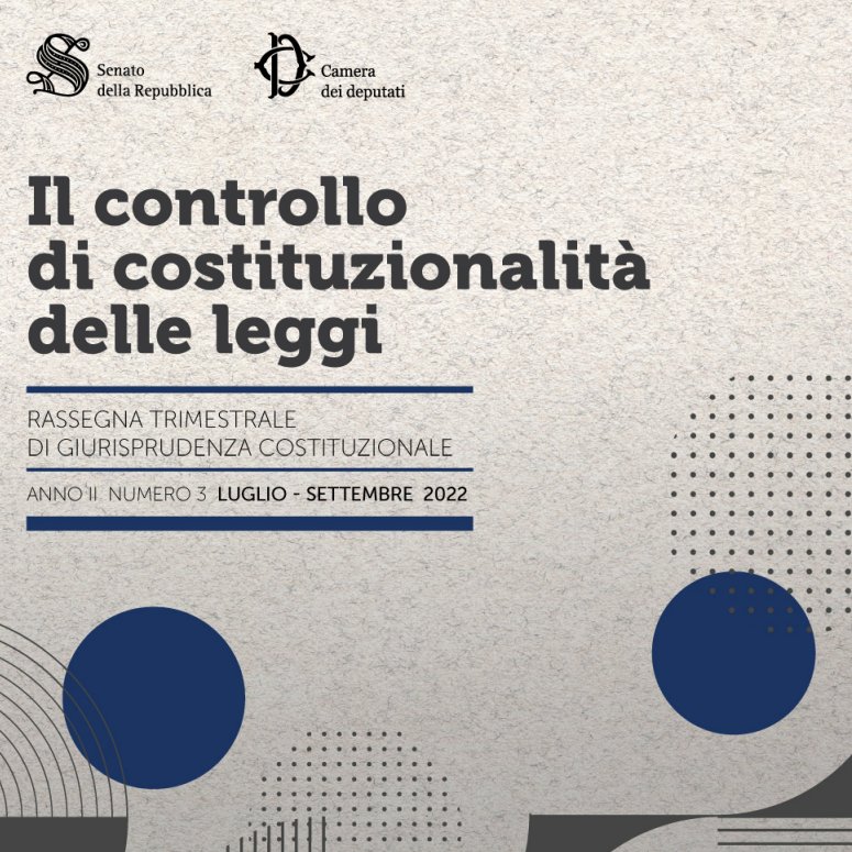 Montecitorio's tweet photo. È on line la rassegna trimestrale di giurisprudenza costituzionale "Il controllo di costituzionalità delle leggi", redatta dai Servizi Studi di Camera e @SenatoStampa.
Il testo completo: https://t.co/5fSfUe8GbG
#WikiNorme #OpenCamera https://t.co/b0YUJoNwZE