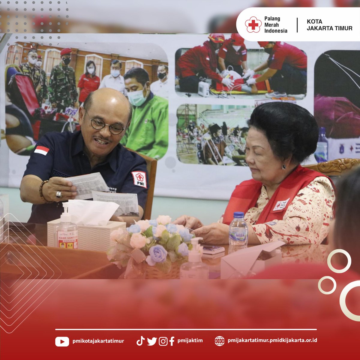 pmijaktim's tweet photo. Hari ini, PMI Kota Jakarta Timur sambut kunjungan studi banding dari @pmibatam. Dalam kunjungannya membahas penggalangan donasi, pembentukan TUK (Tempat Uji Kompetensi) dan berbagai layanan yang ada di PMI Kota Jakarta Timur. 
#pmijaktim
#studybanding
#pmibatam https://t.co/YMBc0bd78T