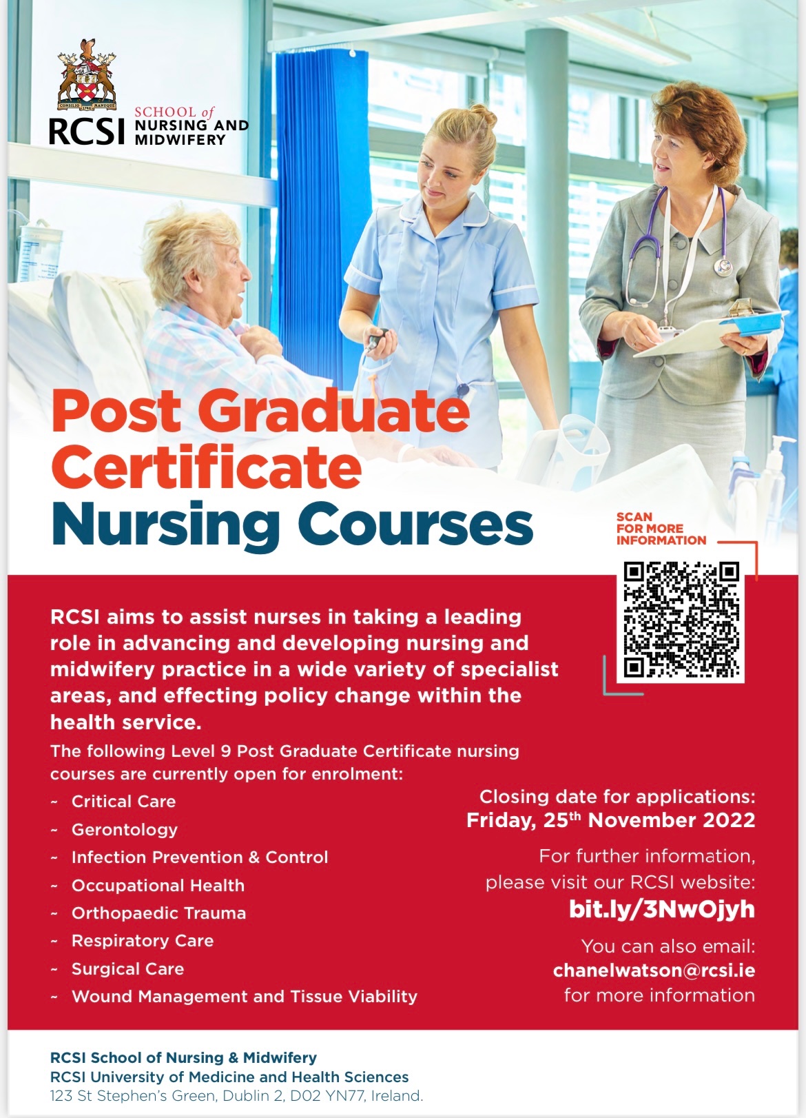 nursingrcsi.ie on Twitter "There is still time to apply for some of
