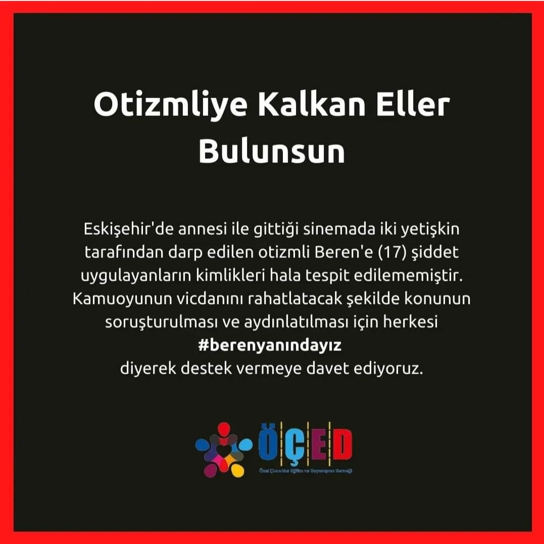 Otizimli bir çocuğa nasıl el kaldırılır, 'insan içine çıkarmayacaksın hastaysa bunu” nasıl denir, bukadar mı insanlıktan çıktınız siz ...

#berenyanındayız
#otizm