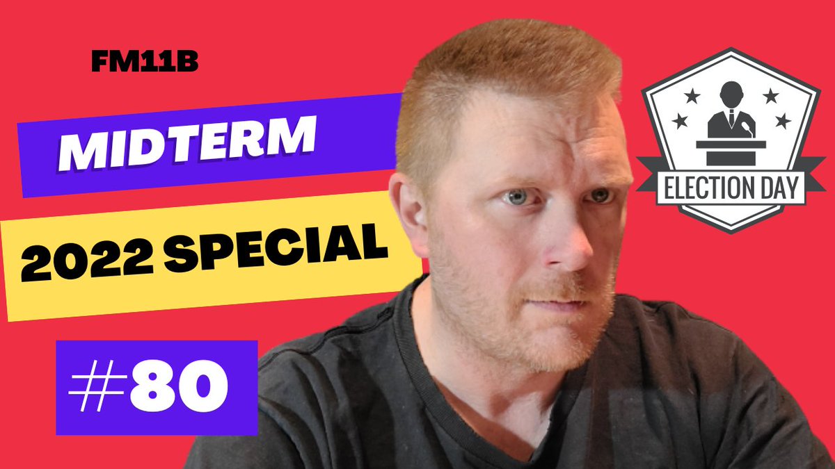 FollowMe11B's tweet photo. https://t.co/kY31RCtHk1
(To watch, click the link or visit the FollowMe11B Channel on YT).
The 2022 midterm elections are here! We review an article on the potential results.  Also, my thoughts on one thing that makes the U.S. great. Follow @ArmyIsBack2
#ElectionDay2022 #Midterms https://t.co/1hxVBJKe4x