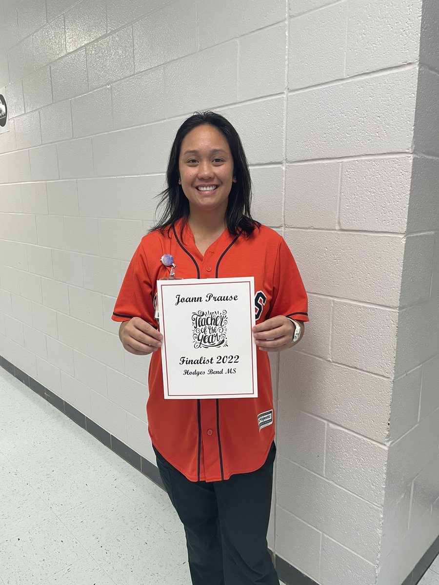 Congratulations to <a href="/HBMS_Warriors/">Hodges Bend Middle School</a> Teacher of the Year Finalists-Dr. Rachel Butiko, Ms. Patricia O. and Ms. Joann Prause. <a href="/FortBendISD/">Fort Bend ISD</a>